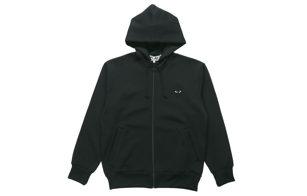 COMME des GARCONS PLAY Zip Up Hoodie 'Black' AZ-T254-051-1