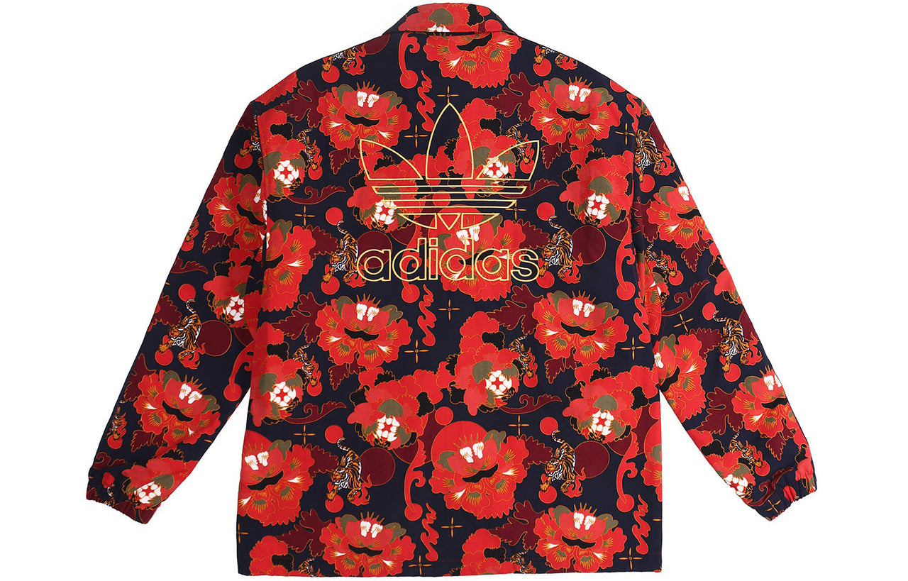 adidas LNY COACH Jacket COLLEGIATE NAVY / SCARLET / MULTICOLOR / GOLD METALLIC GC8697