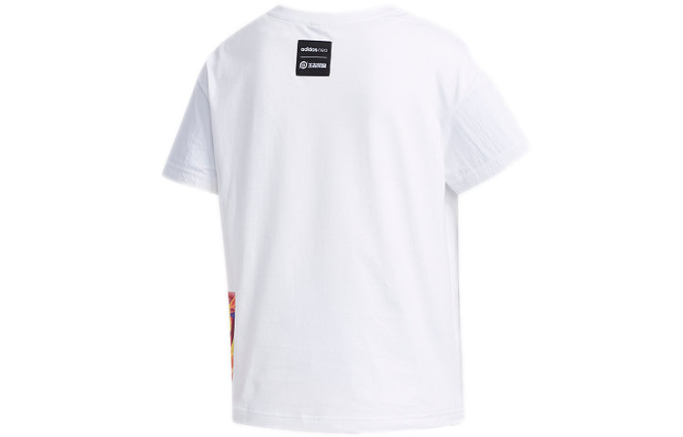 (WMNS) adidas neo x King Of Glory Tee White FR7992
