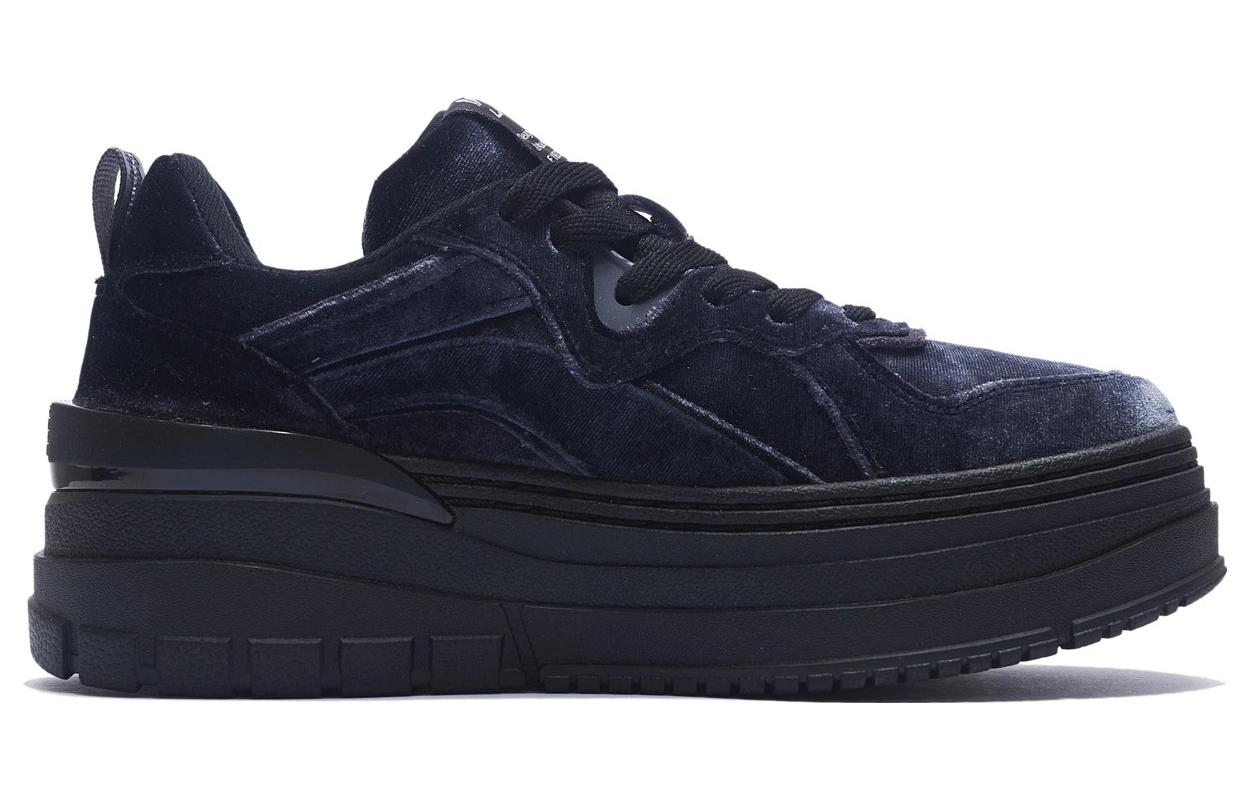 (WMNS) Li-Ning Platform High Top 'Black' AGCS302-3