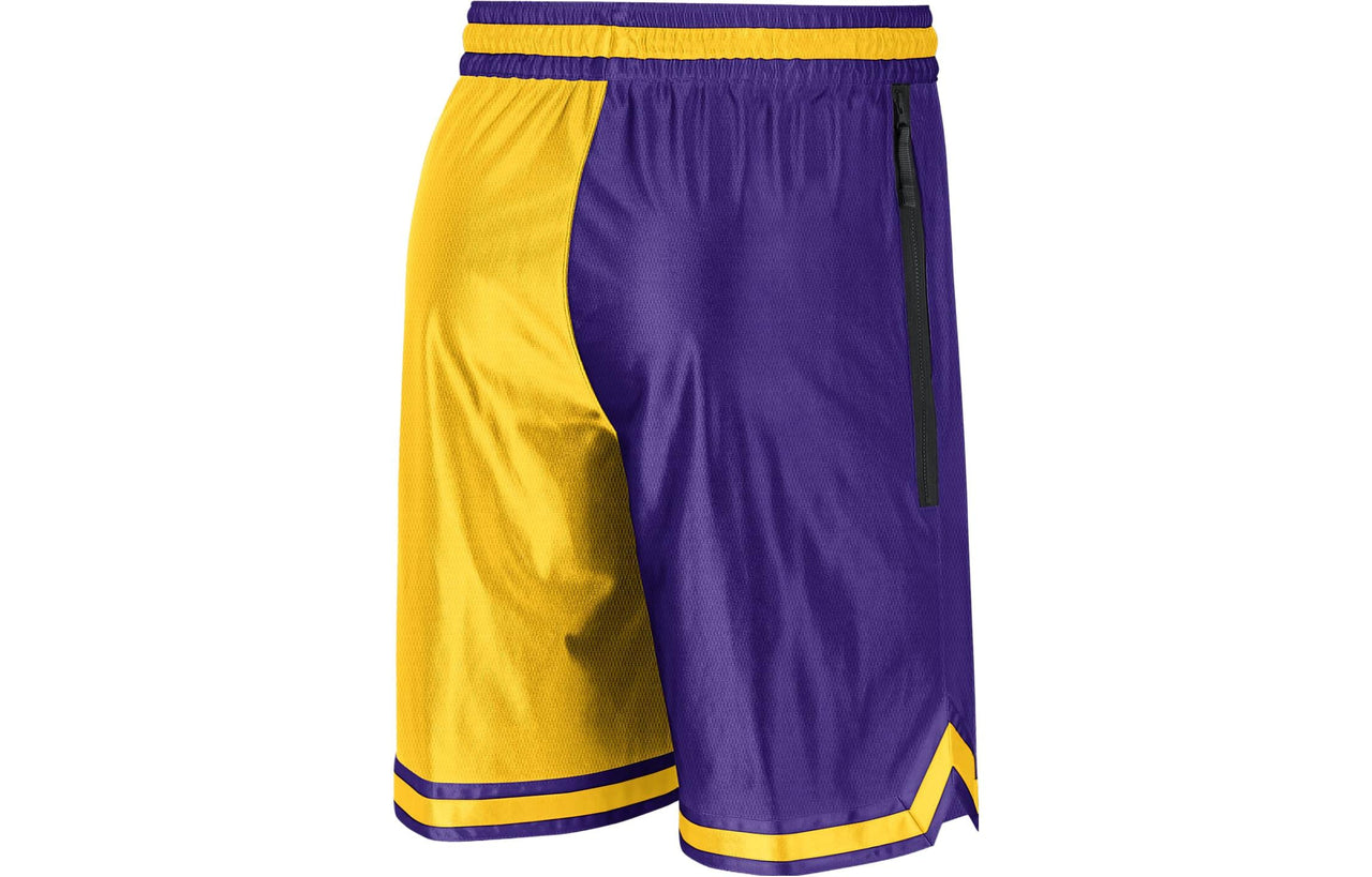 Nike x NBA Dri-FIT LAKERS Basketball Shorts 'Yellow Purple' DR9351-728