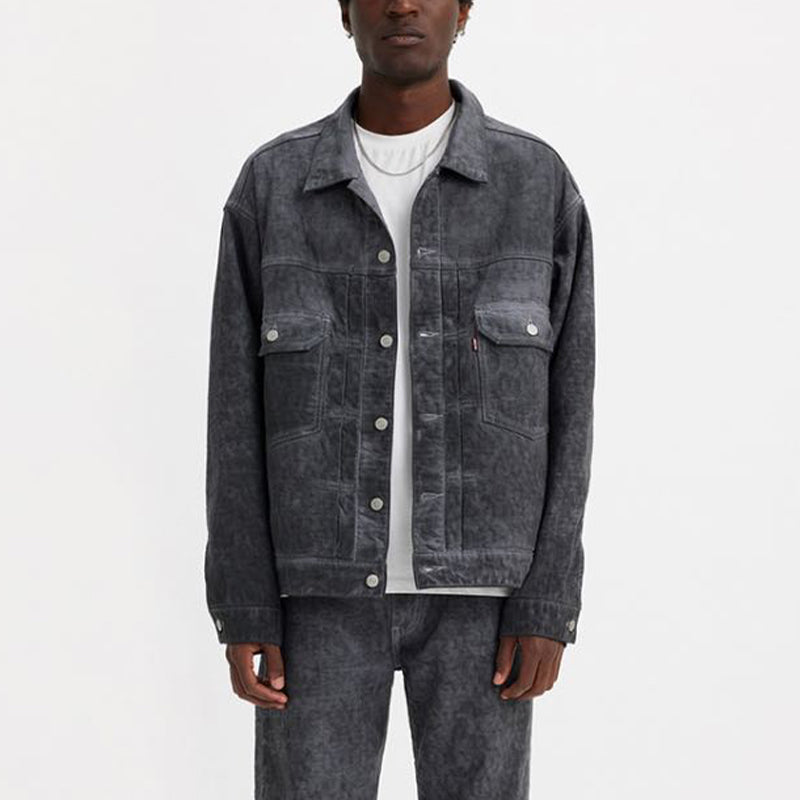 Stussy x Levi's Dyed Jacquard Jacket 'Black' A5216-0002