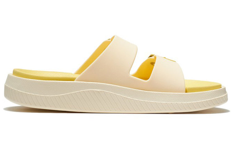 (WMNS) Li-Ning Clap Slippers 'Yellow Creamy White' AGAS004-4