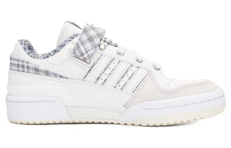 (WMNS) adidas Forum Low 'Crystal White Plaid' FZ5627