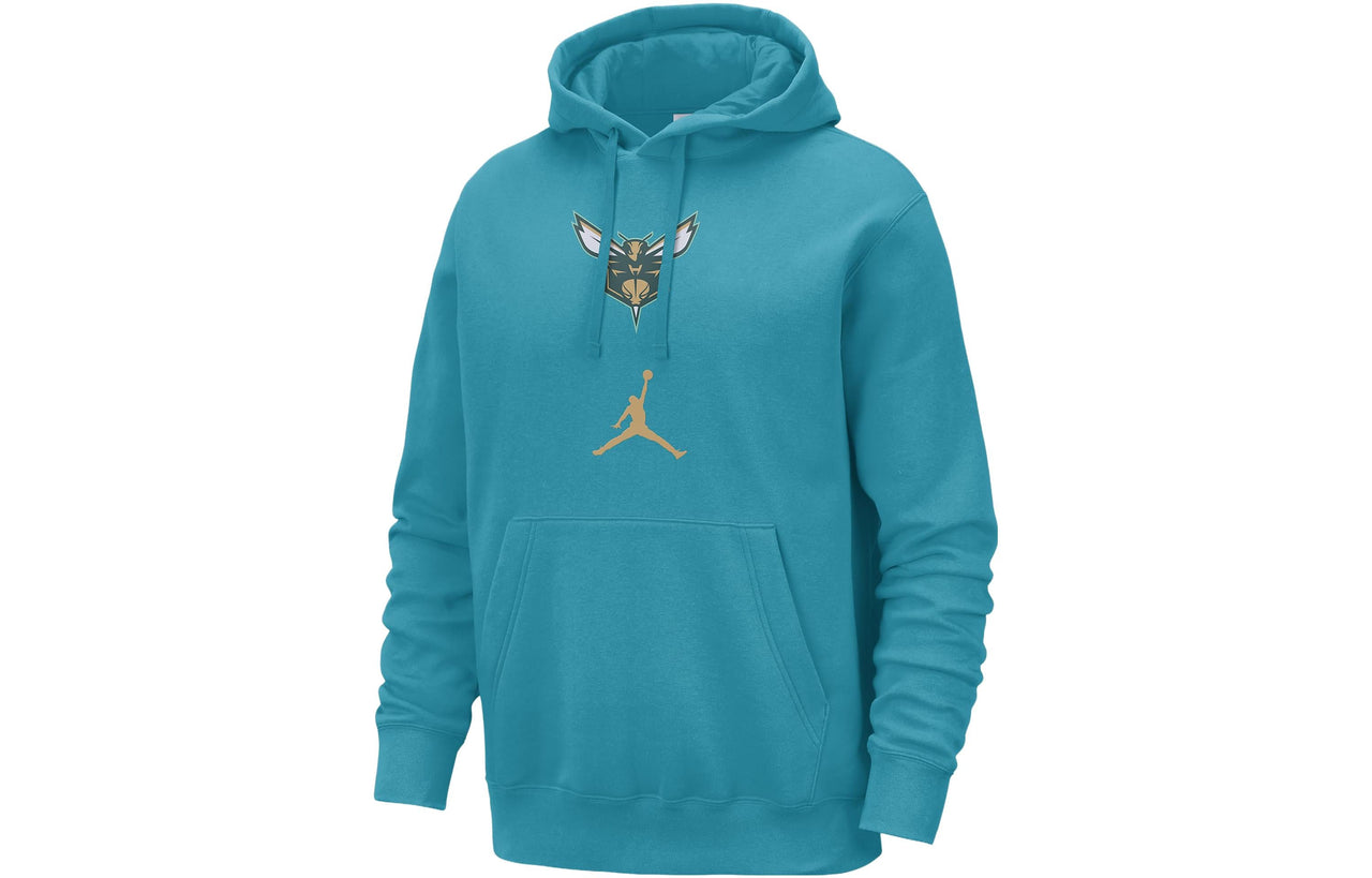 Air Jordan Charlotte Hornets Club Fleece City Edition NBA Pullover Hoodie 'Teal' FB4825-415