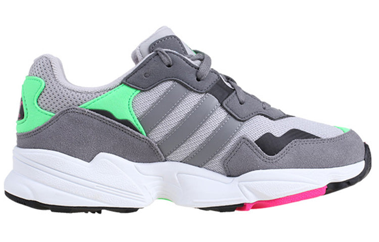 (GS) adidas Yung-96 J 'Grey Shock Pink' DB2802