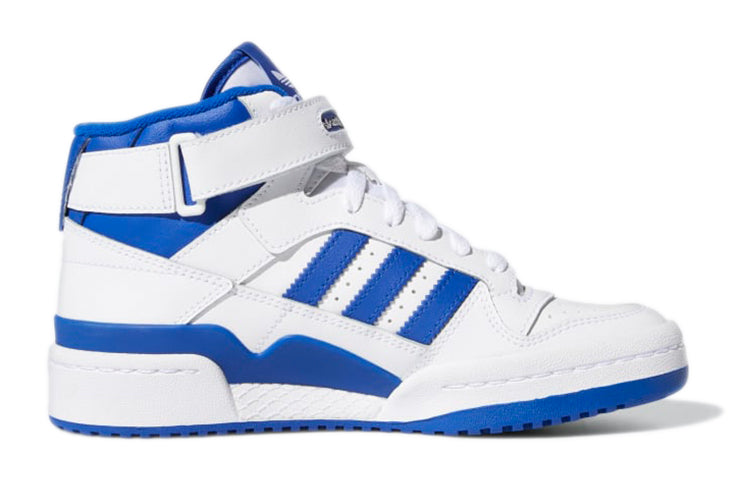 (GS) adidas originals Forum Mid 'White Blue' FZ2085