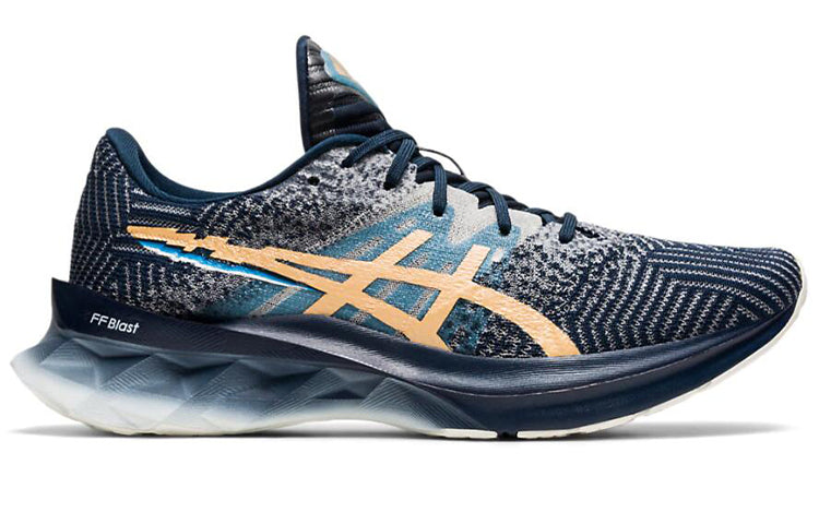 (WMNS) ASICS Novablast 'Pixel Noise - French Blue Champagne' 1012B006-400