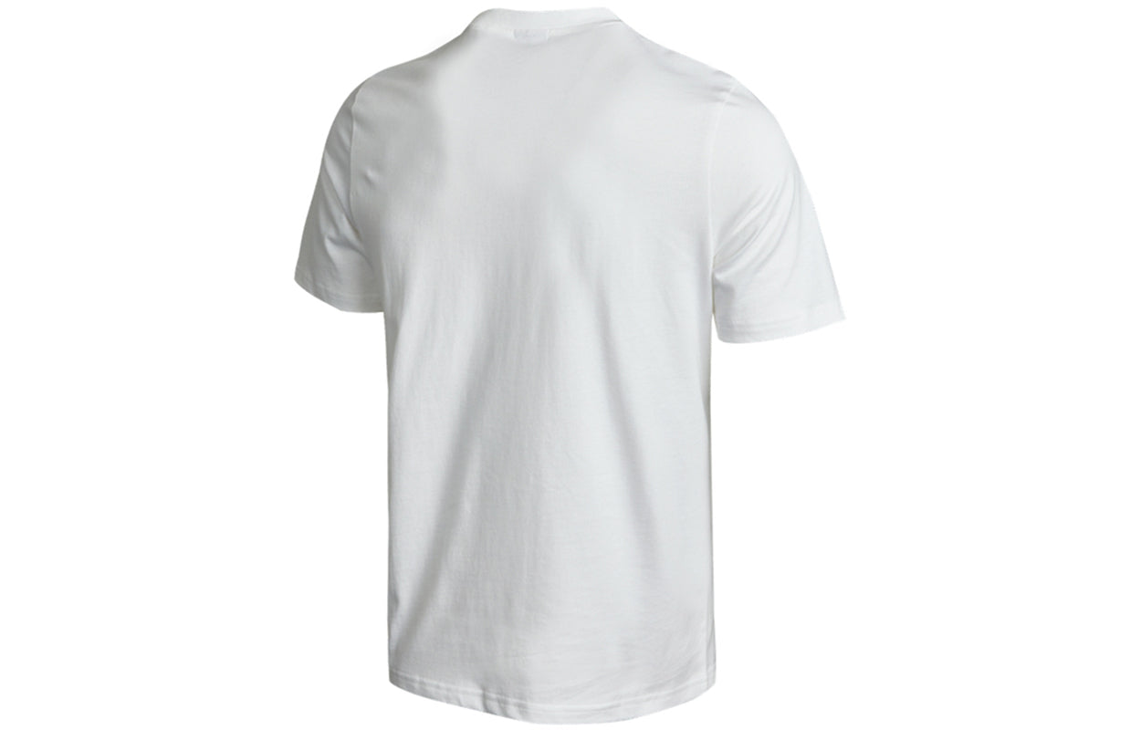 PUMA Casual Sports Printing Round Neck Short Sleeve White 532274-52