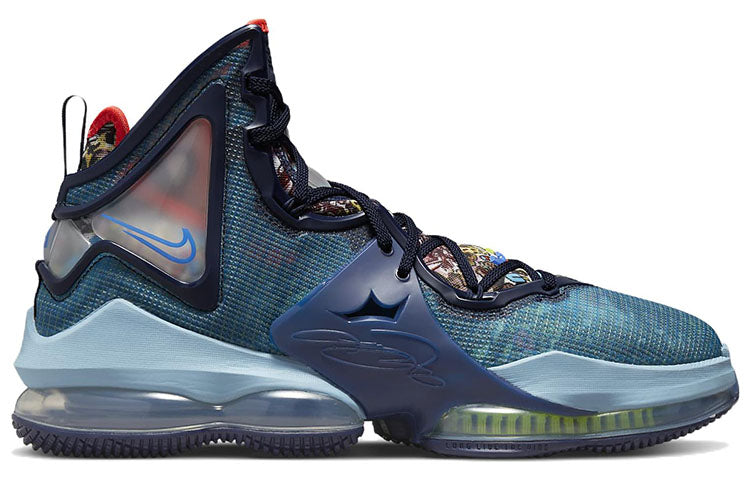 Nike LeBron 19 'Fast Food - Dutch Blue' CZ0203-400