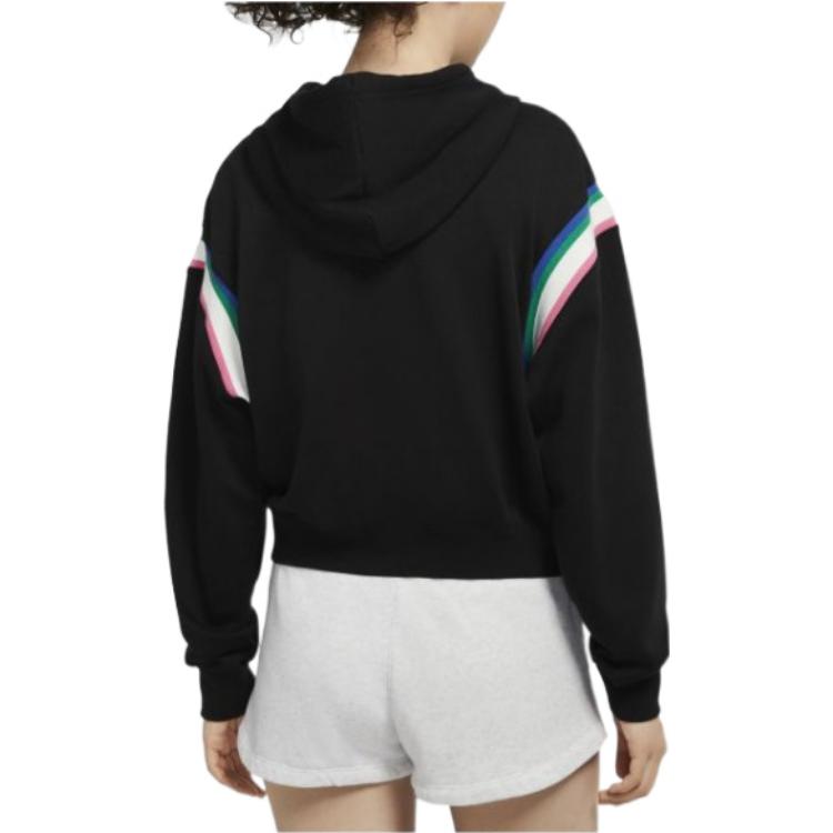 (WMNS) Nike Sportswear Heritage Pullover Hoodie 'Black' CU5924-010
