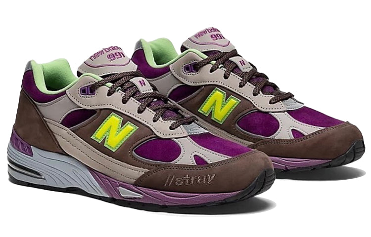 New Balance Stray Rats x 991 Made in England 'Purple Green' M991SRG
