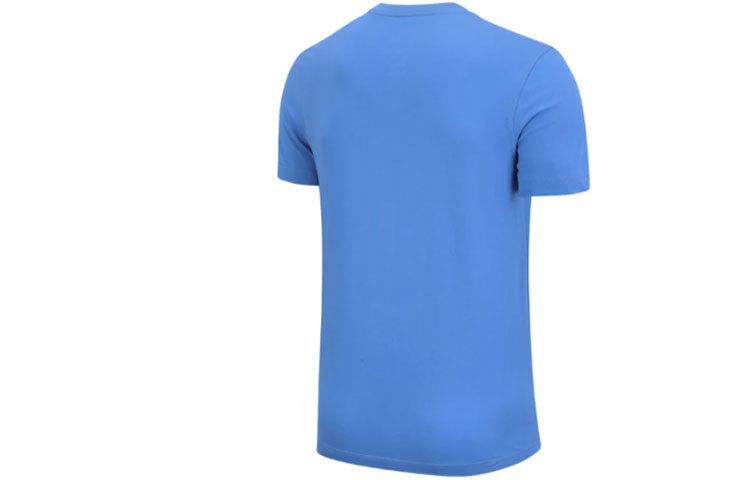 Men's Nike NBA Brooklyn Nets Printing Casual Pullover Short Sleeve Blue T-Shirt CT9920-402