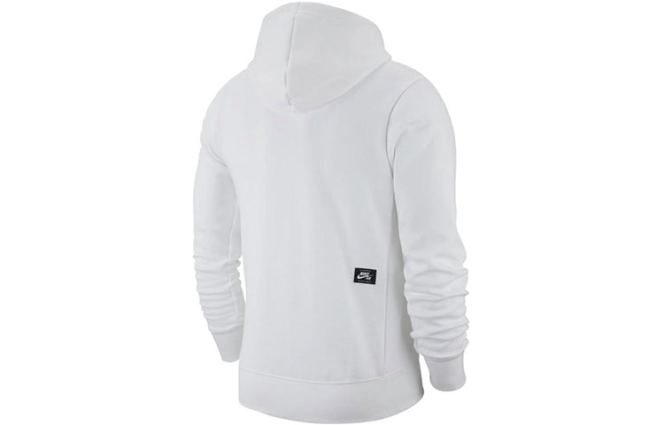 Men's Nike Sb Icon Gradient Logo Skateboard Sports Pullover White BV6751-100
