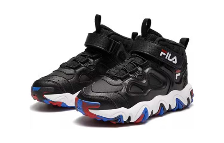 (GS) FILA Lifestyle High-Top Shoes 'Black White' K15B342991PBW