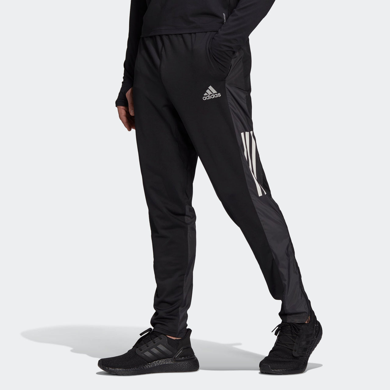 adidas Astro Pant Knit Running TrainingCasual Sport Trousers Men's Black GT8937