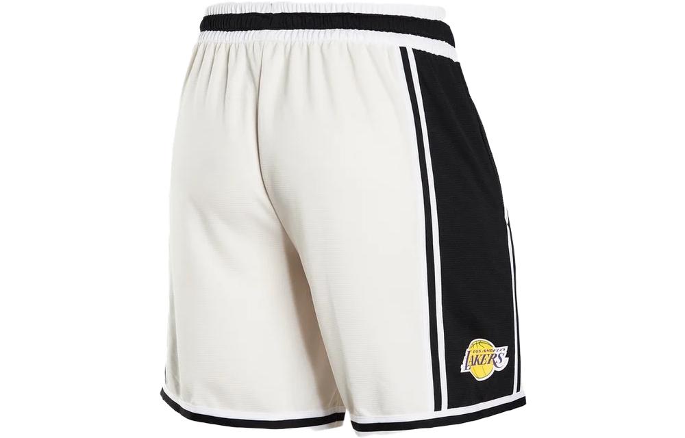 Nike NBA LA Lakers Logo Basketball Shorts 'White Black' DR2077-030