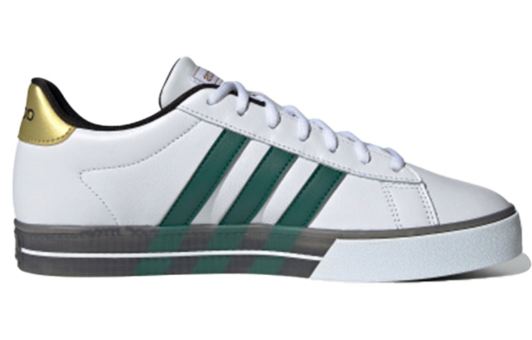 adidas neo Daily 3.0 Shoes White/Green/Golden H01206