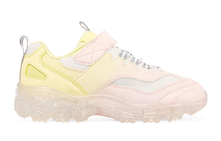 (GS) Skechers Ice D'lites 'Pink Yellow' 302557L-PKYL
