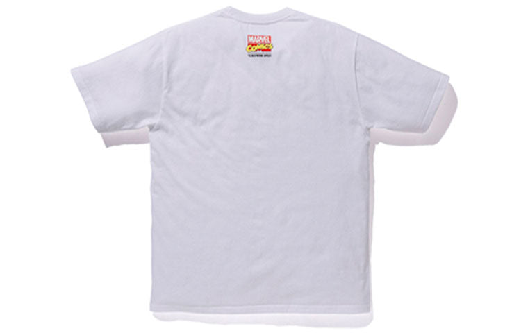 A Bathing Ape x Marvel Ape Head T-Shirt 'White Black Widow' 1F23110925