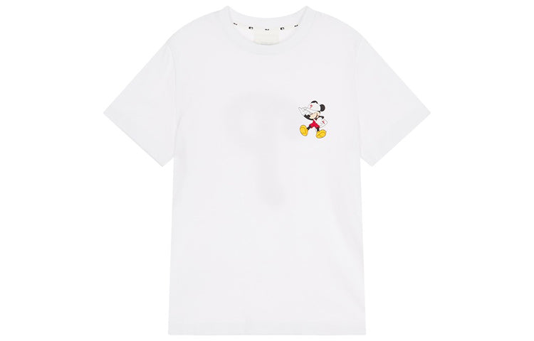 MLB  Disney Mickey Crossover Philadelphia Phillies Basic Printing Short Sleeve Unisex White 31TSK2031-10W