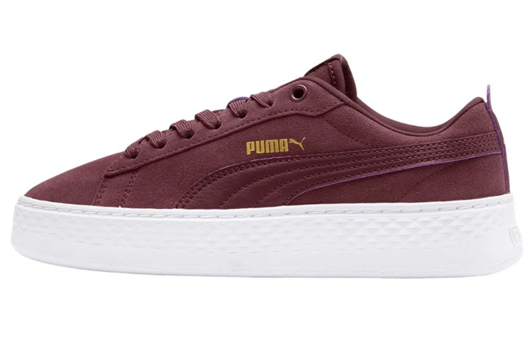 PUMA Smash Platform SD Casual Board Shoes Red 366488-11