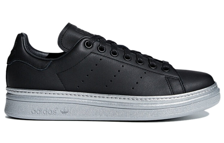 (WMNS) adidas originals Stan Smith New Bold 'Black Gray' AQ1111