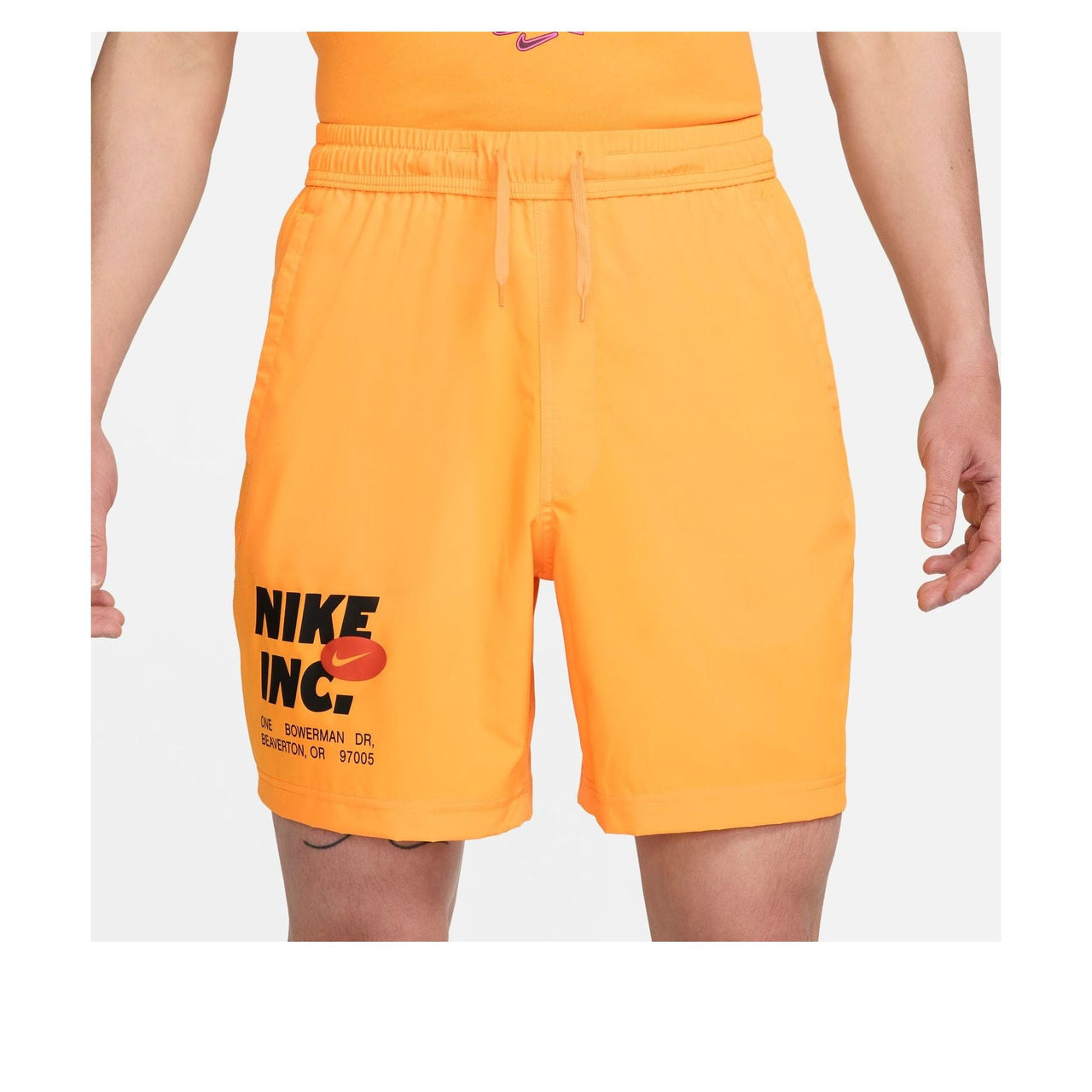 Nike Form Dri-FIT 7" Unlined Fitness Shorts 'Yellow Black' FN3993-717