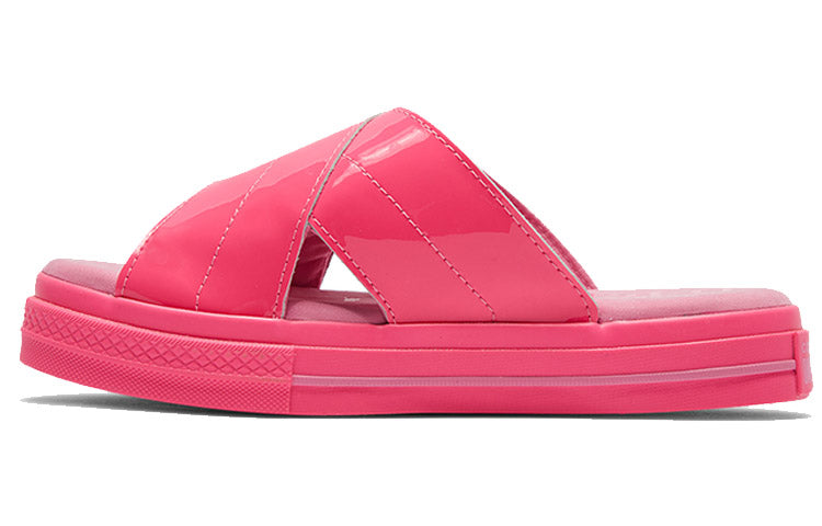 (WMNS) Converse OPI One Star Slide Retro Unisex Pink Slippers 565662C