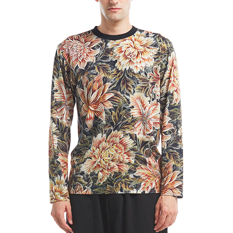 Y-3 Flowers Printing Long Sleeves Unisex DP0566