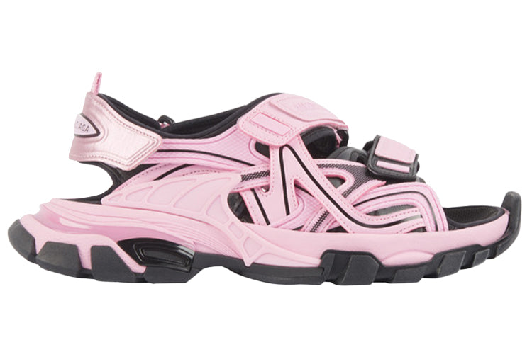 (WMNS) Balenciaga Track Sandal 'Neon Pink Black' 617543W2FH15010