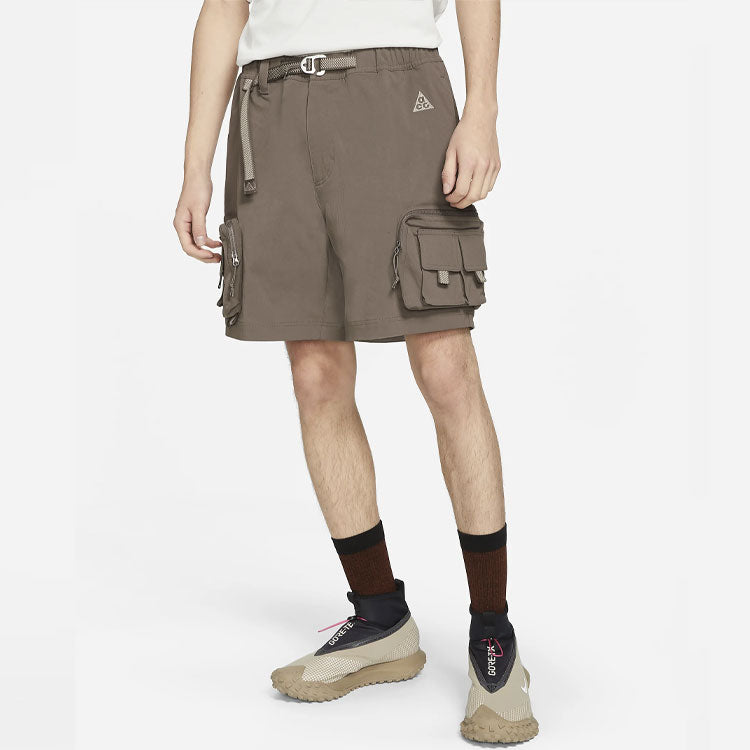 Nike ACG Solid Color Cargo Shorts US Edition Gray Brown DH8347-004