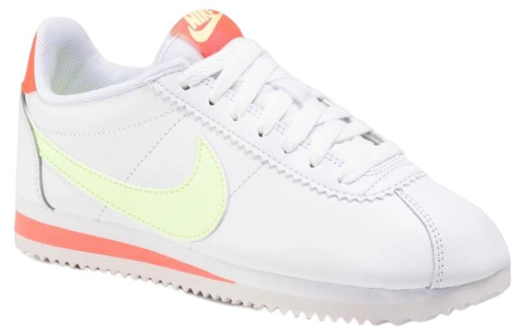 (WMNS) Nike Classic Cortez Leather 'Volt Flash Crimson' 807471-116