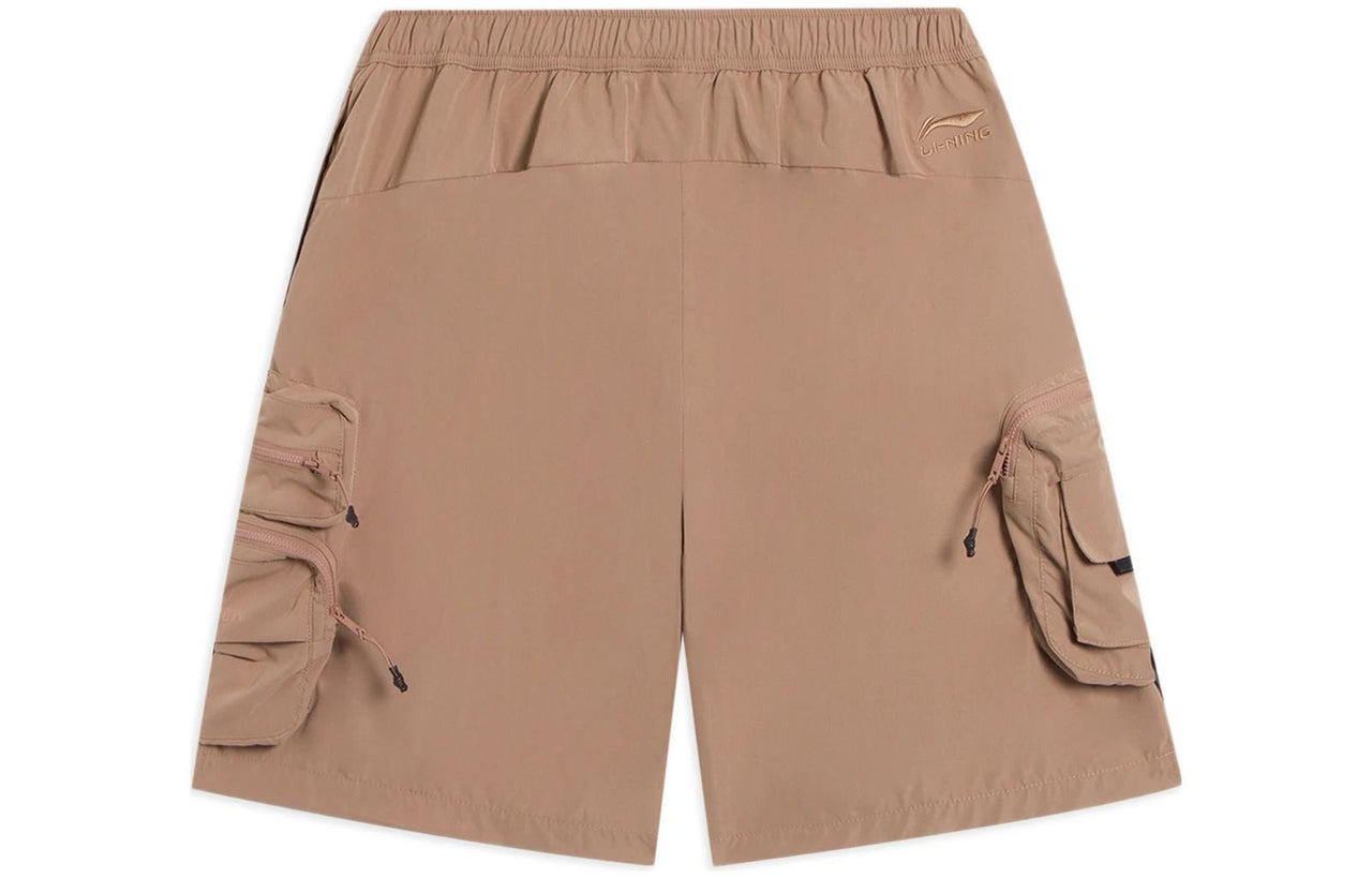 Li-Ning Counterflow Cargo Shorts 'Brown' AKSSA35-2