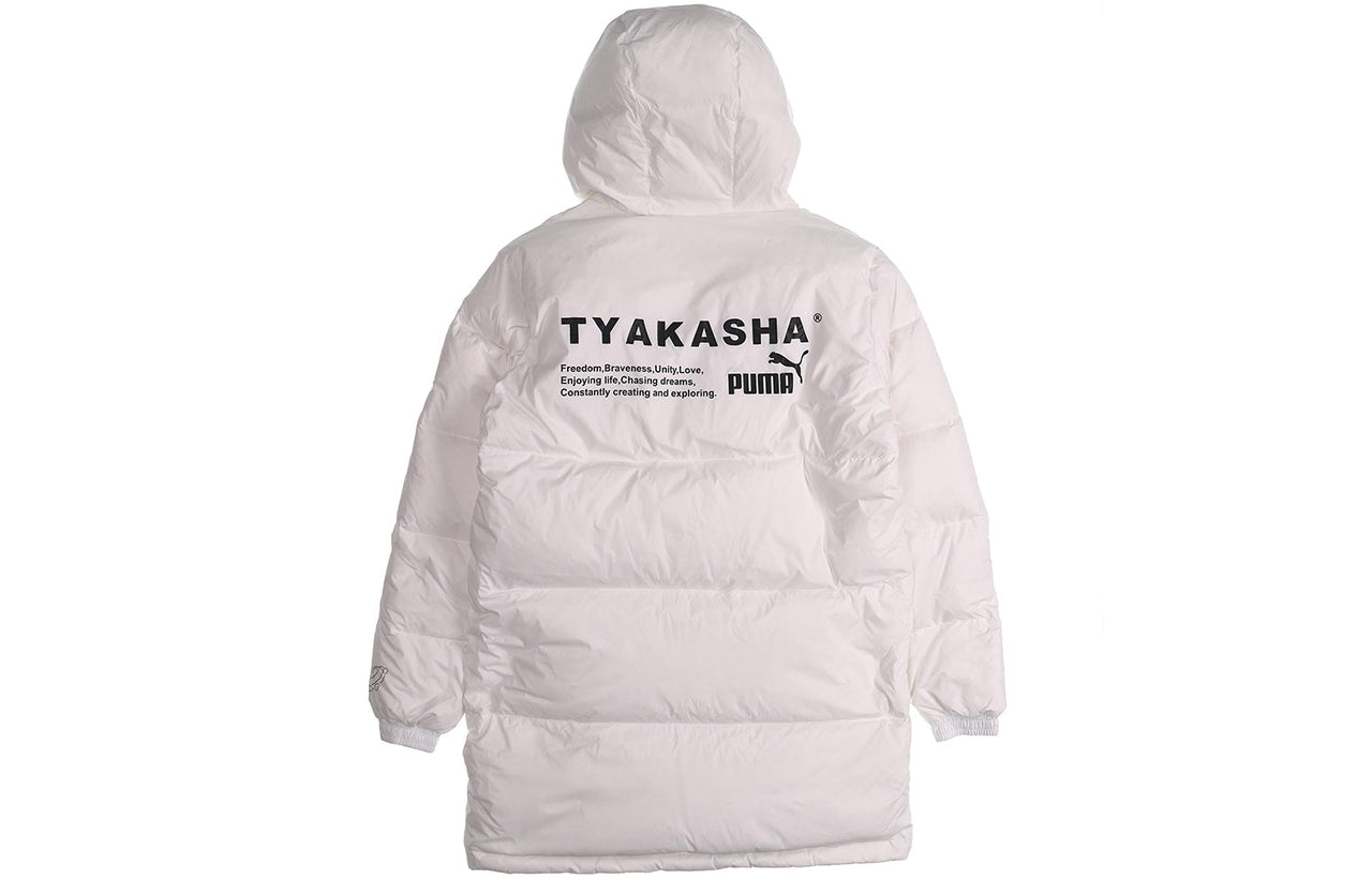 PUMA x Tyakasha Down Parka 'White Black' 595561-02