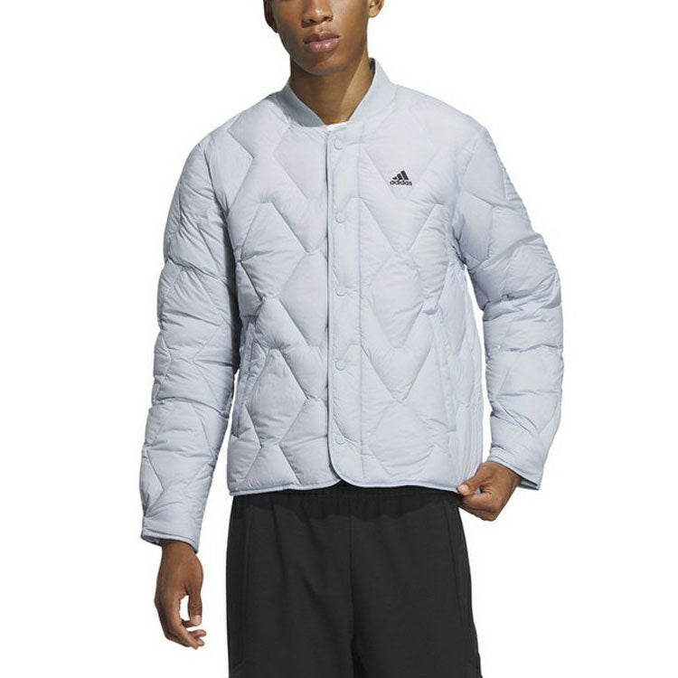 adidas Regular Varsity Down Jacket 'White' IX7084