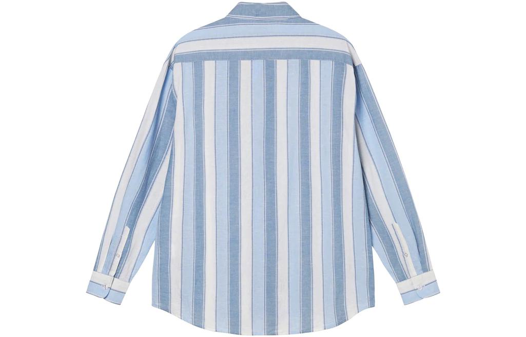 Stussy Wide Striped Shirt 'Blue' 1110239