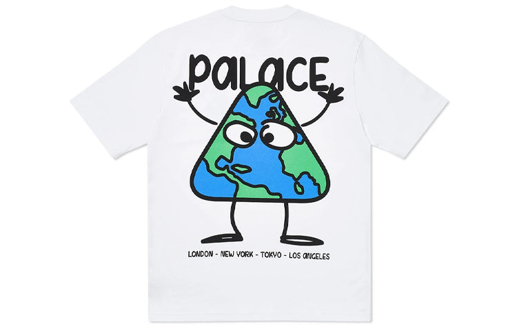 Palace Globlerone T-Shirt 'White' P18TS150
