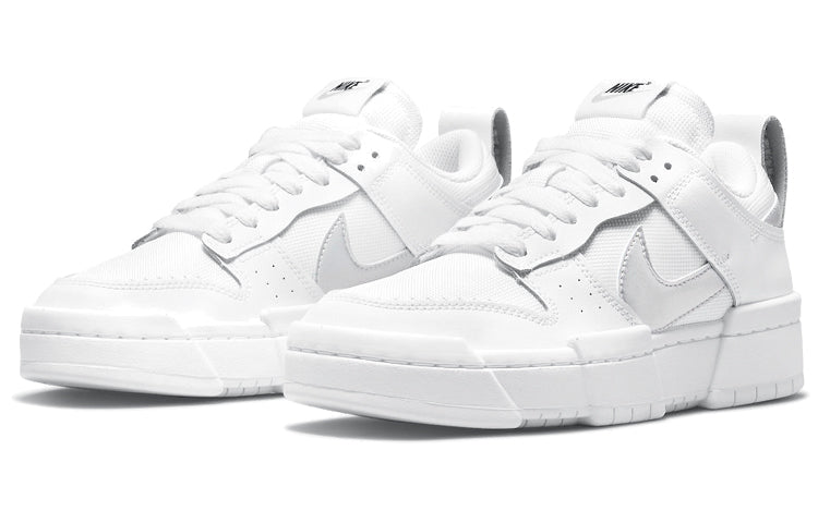 (WMNS) Nike Dunk Low Disrupt 'White Metallic Silver' DJ6226-100