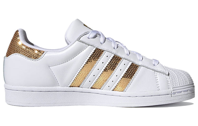 (WMNS) adidas Superstar 'White Gold Sequins' G55658