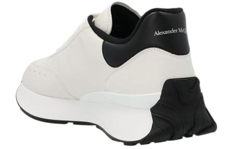 Alexander McQueen Sprint Runner Lace-Up Sneakers 'Beige White' 691342WIC959061