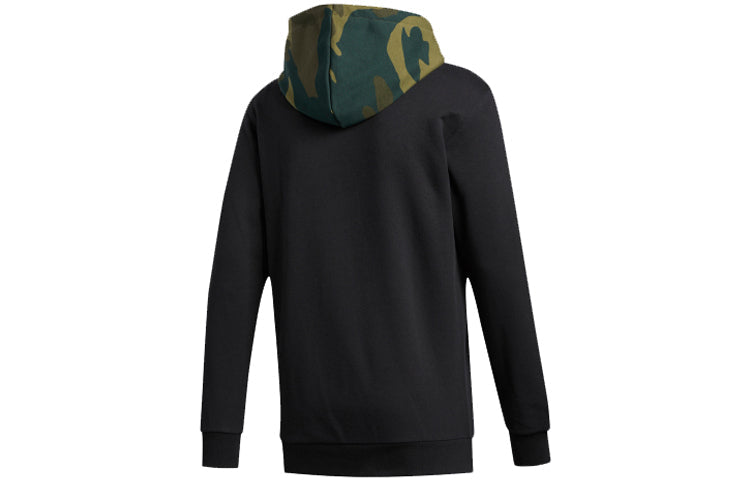 adidas originals Men's Camo Oth Athletic Casual Hooded Pullover Hoody Black FM3358