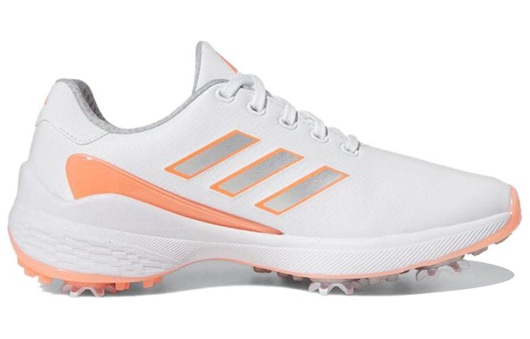 (WMNS) adidas ZG23 Golf Shoes 'Cloud White Silver Metallic Coral Fusion' GZ2176
