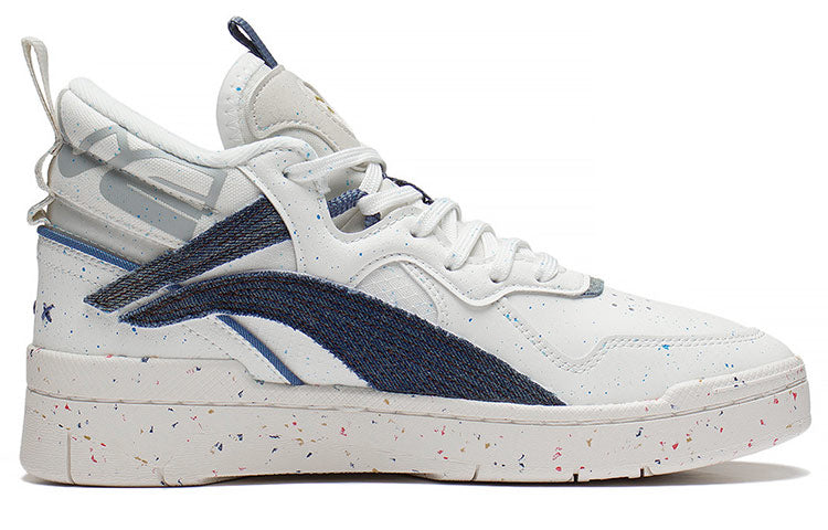 (WMNS) Li-Ning Superwave Mid 'White Navy' AGCS106-2