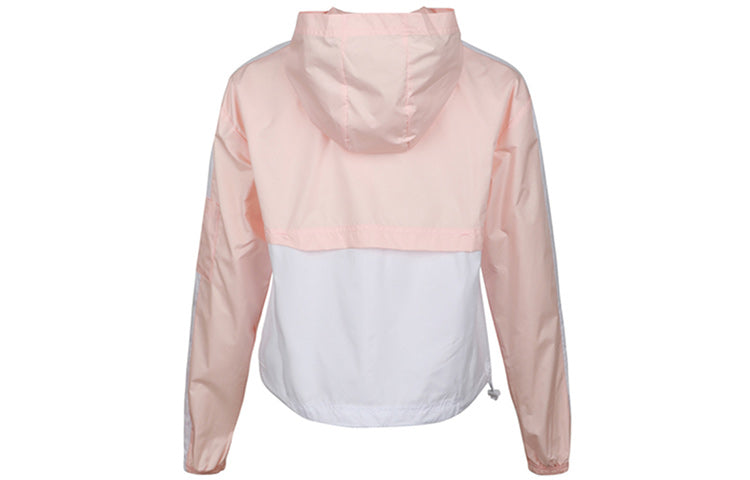 (WMNS) Nike Woven Jacket Pink/White Red CJ7345-664