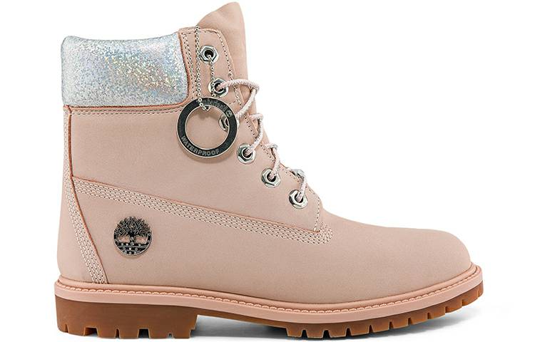 (WMNS) Timberland Heritage 6 Inch Waterproof Boots 'Light Pink Nubuck' A2QZNW