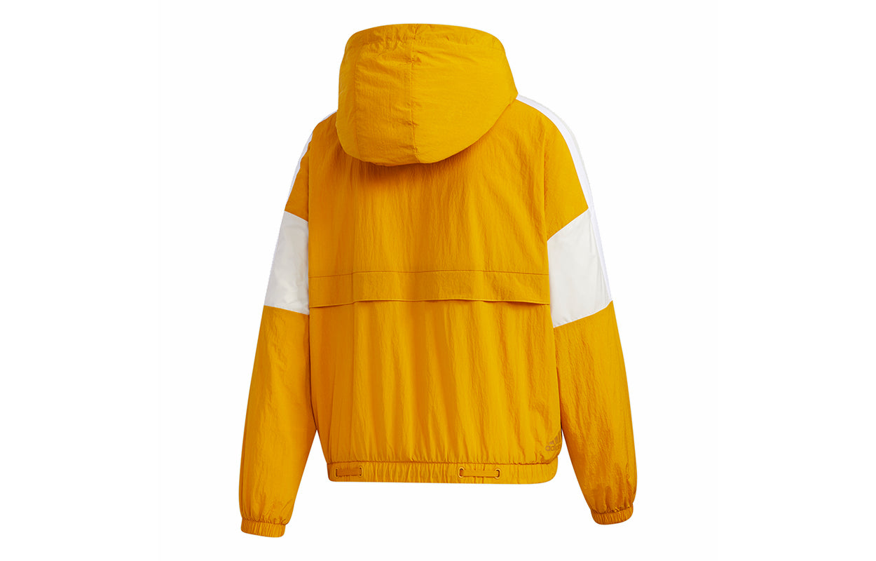 (WMNS) adidas Urban Anorak Casual Sports Half Zipper Jacket Gold Color GM1470
