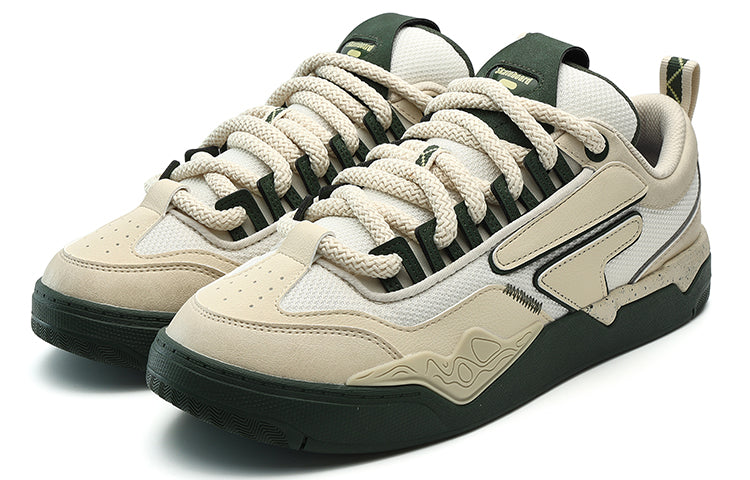 FILA FUSION x NOLLIE Skateboarding Sneakers 'Beige Black' T12M332301FWB