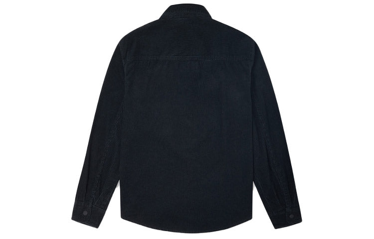 Men's Converse Sports Cargo corduroy Shirt Jacket Black 10019954-A12