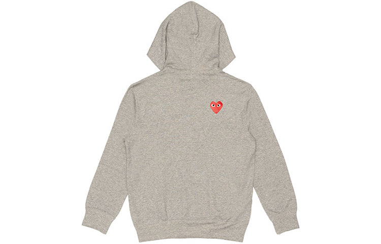 COMME des GARCONS PLAY x The North Face Crossover play together Series Logo hooded Drawstring Grey AE-T204-051-1